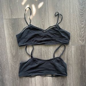 Express Black Bandeaus Set of 2 - Size L